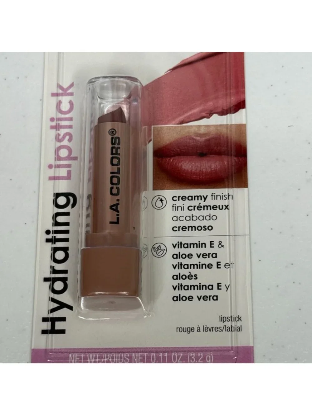 LA Colors Lipstick 2 Pack Nude Cream